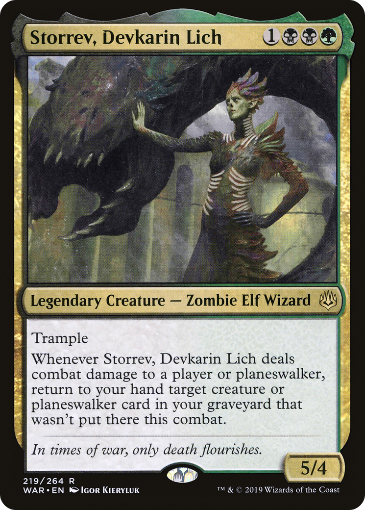 Image of Storrev, Devkarin Lich (WAR-219) - War of the Spark Foil