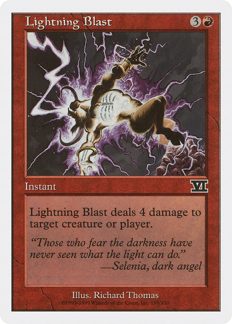 Image of Lightning Blast (6ED-193) - Classic Sixth Edition