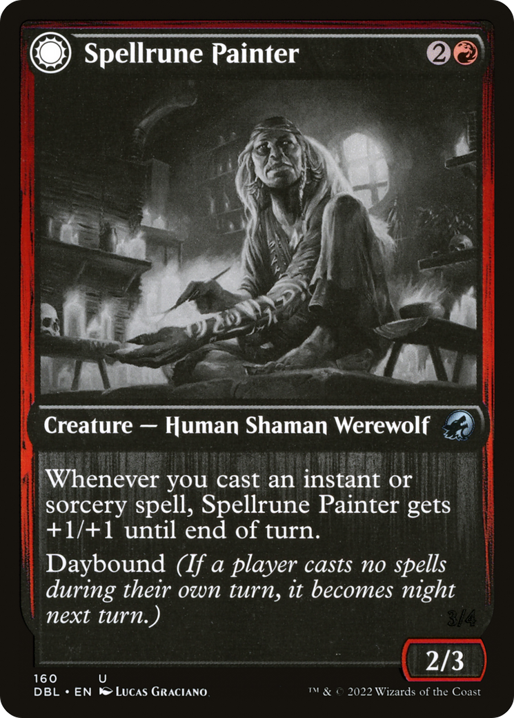 Image of Spellrune Painter (DBL-160) - Innistrad: Double Feature: (Double Faced Transform)