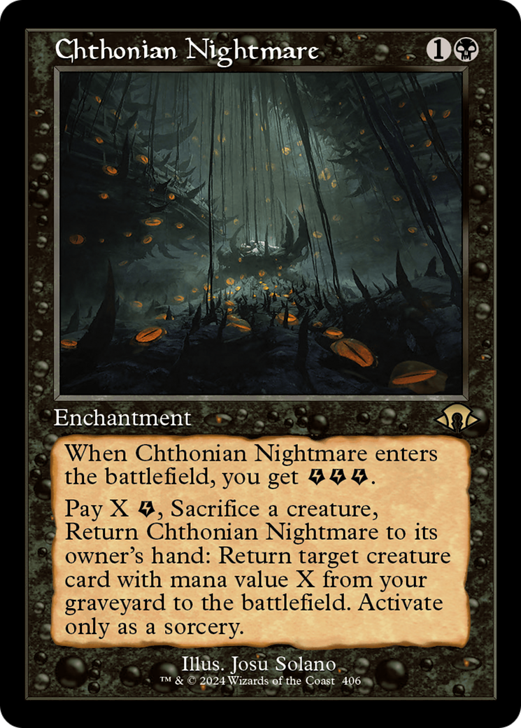 Image of Chthonian Nightmare (Retro Frame) (MH3-406) - Modern Horizons 3 Foil