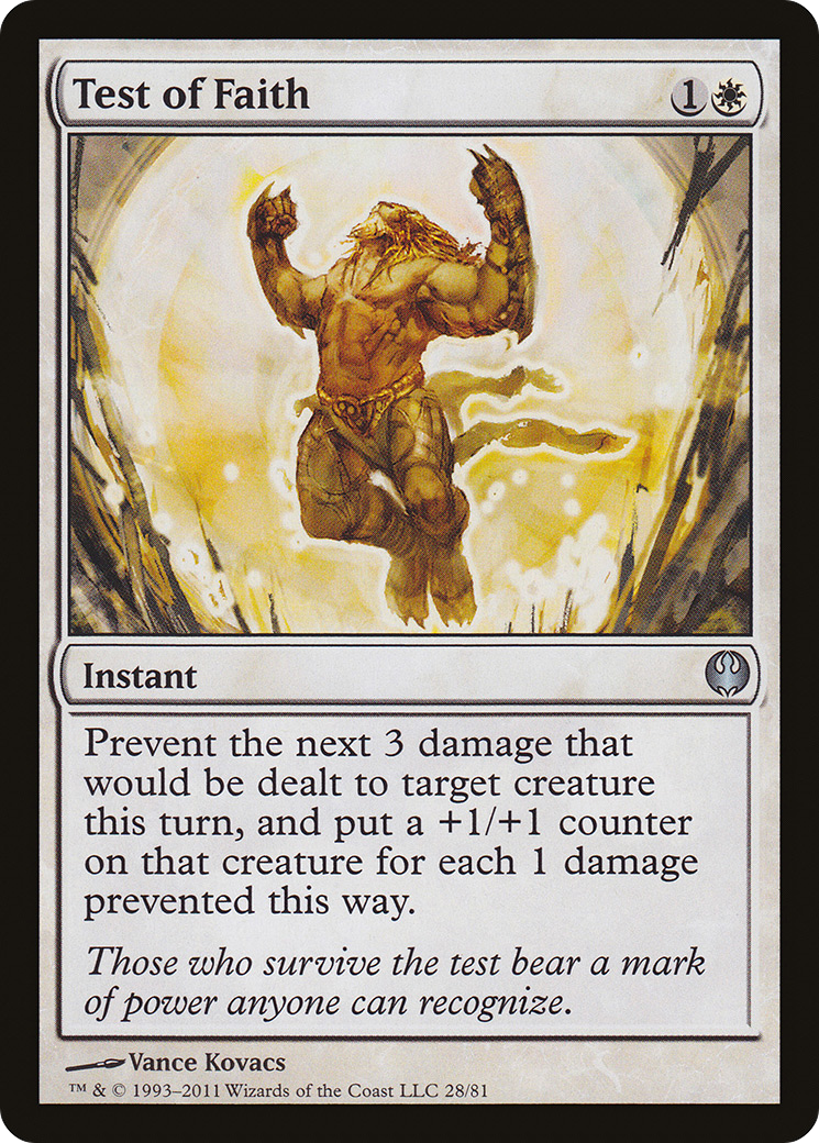 Image of Test of Faith (DDG-028) - Duel Decks: Knights vs. Dragons