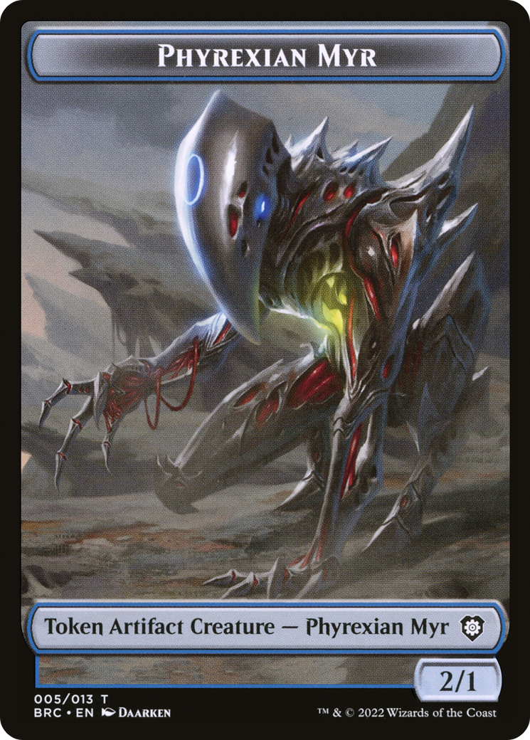Image of Phyrexian Myr (TBRC-005) - The Brothers' War Commander Tokens