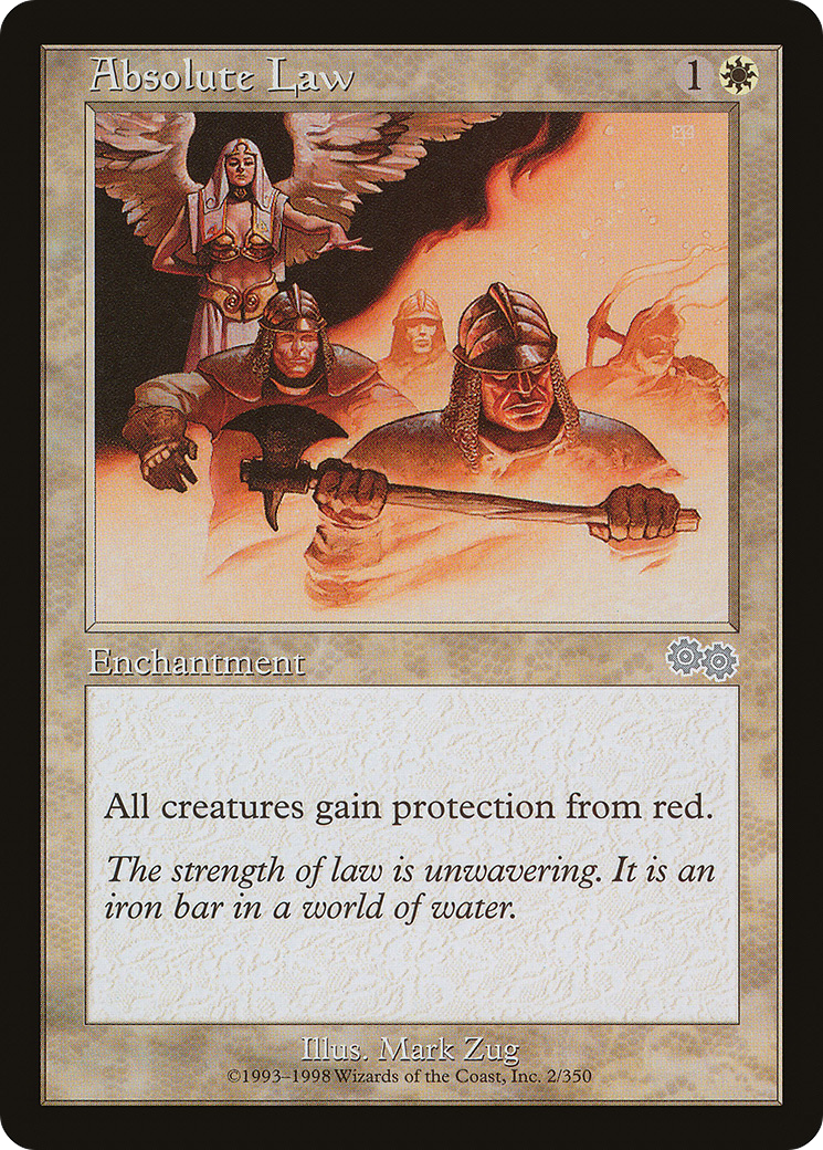 Image of Absolute Law (USG-002) - Urza's Saga