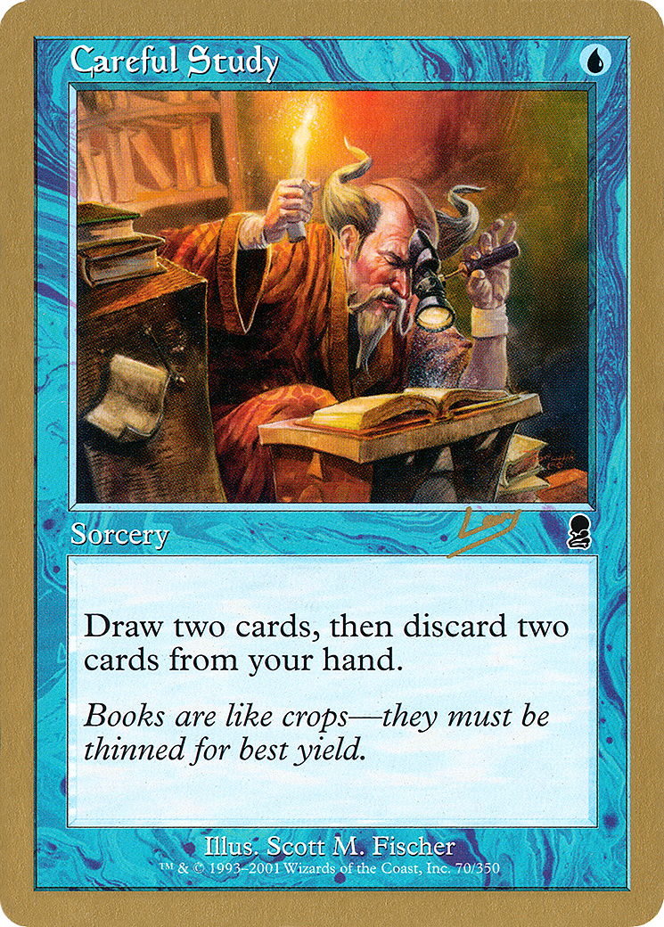 Image of Careful Study - 2002 Raphael Levy (ODY) (WCD-) - World Championship Decks 2002