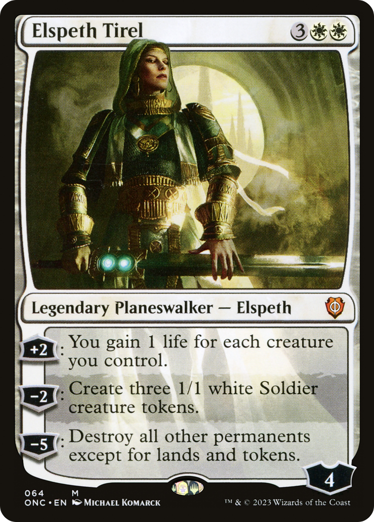 Image of Elspeth Tirel (ONC-064) - Phyrexia: All Will Be One Commander