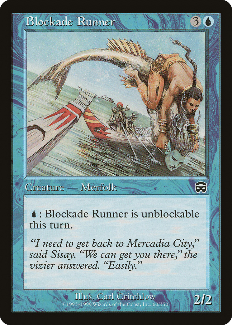 Image of Blockade Runner (MMQ-060) - Mercadian Masques Foil