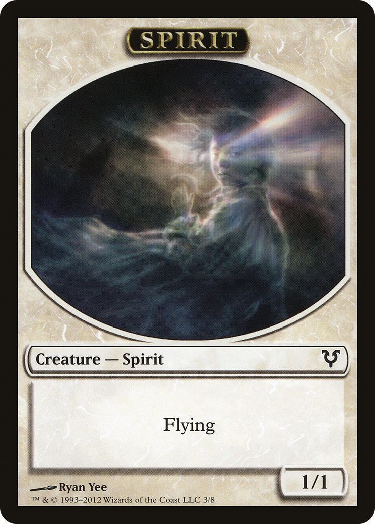 Image of Spirit Token (3) (AVR-003) - Avacyn Restored Tokens