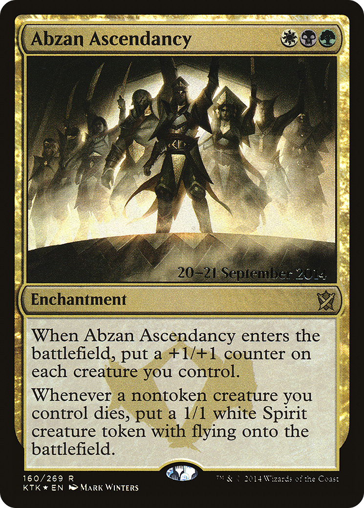 Image of Abzan Ascendancy (PRE-160) - Khans of Tarkir Promos Foil