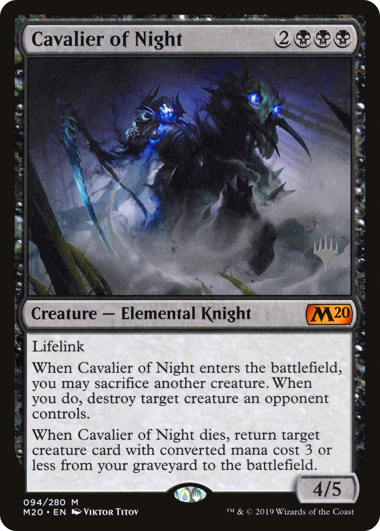 Image of Cavalier of Night (PPM20-094) - Core Set 2020 Promos