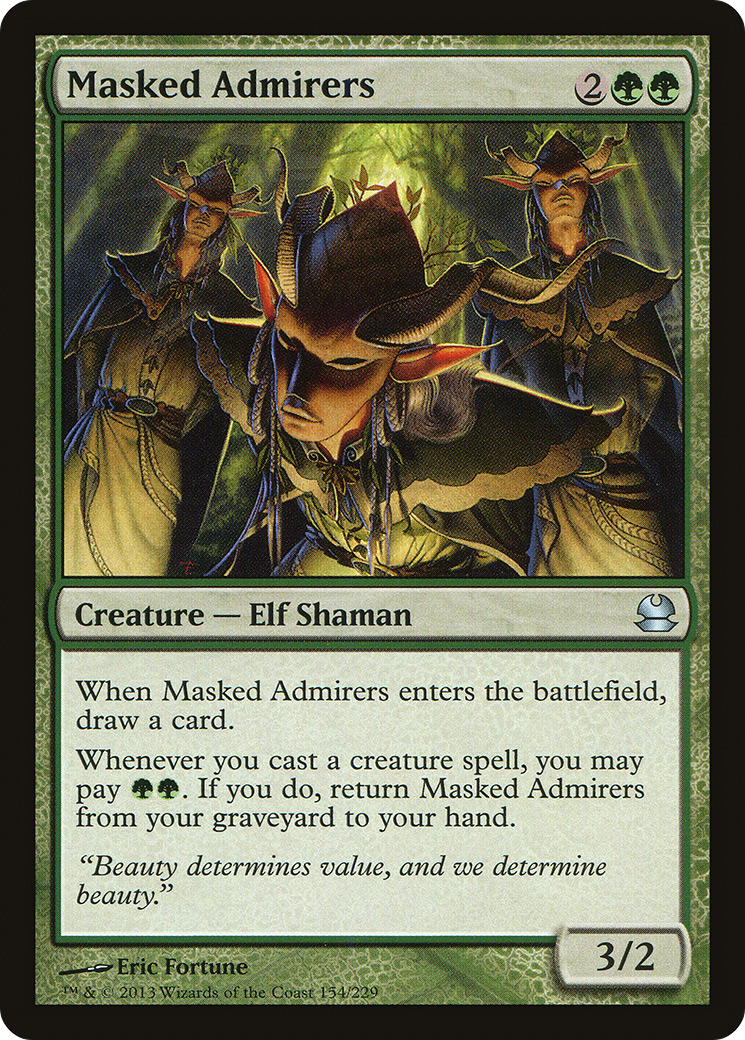 Image of Masked Admirers (MMA-154) - Modern Masters Foil