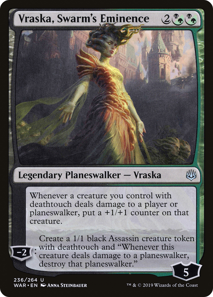 Image of Vraska, Swarm's Eminence (WAR-236) - War of the Spark Foil