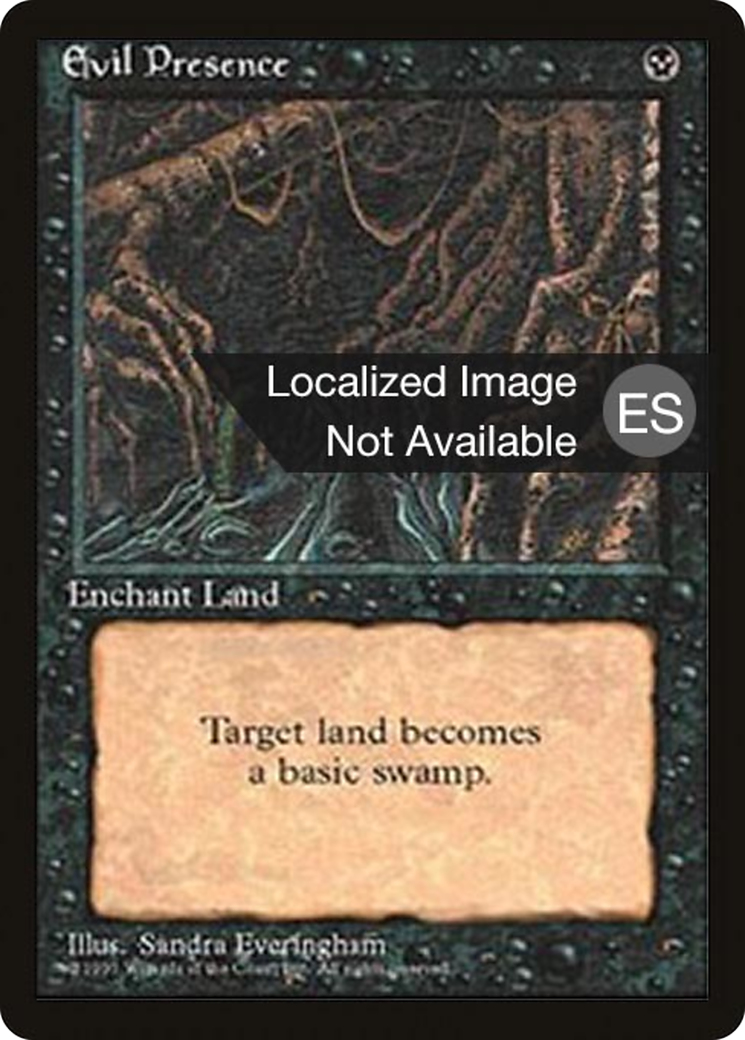 Image of Evil Presence (4BB-) - Fourth Edition Foreign Black Border