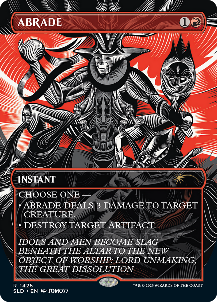 Image of Abrade (SLD-1425) - Secret Lair Drop (Borderless)