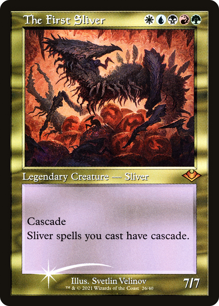 Image of The First Sliver (Retro Frame) (MH1-026) - Modern Horizons 1 Timeshifts Foil