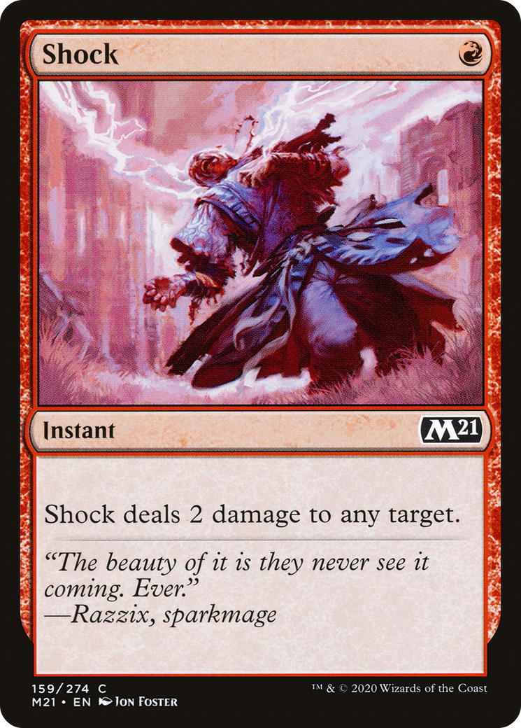 Image of Shock (M21-159) - Core Set 2021 Foil
