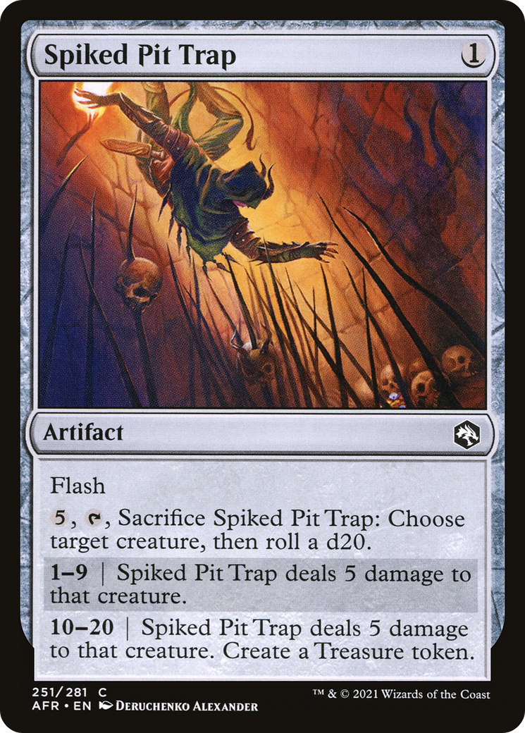 Image of Spiked Pit Trap (AFR-251) - Adventures in the Forgotten Realms