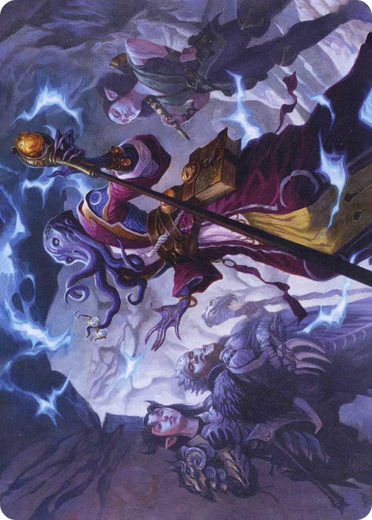 Image of True Polymorph // True Polymorph (AAFR-043) - Adventures in the Forgotten Realms Art Series (Borderless) Foil