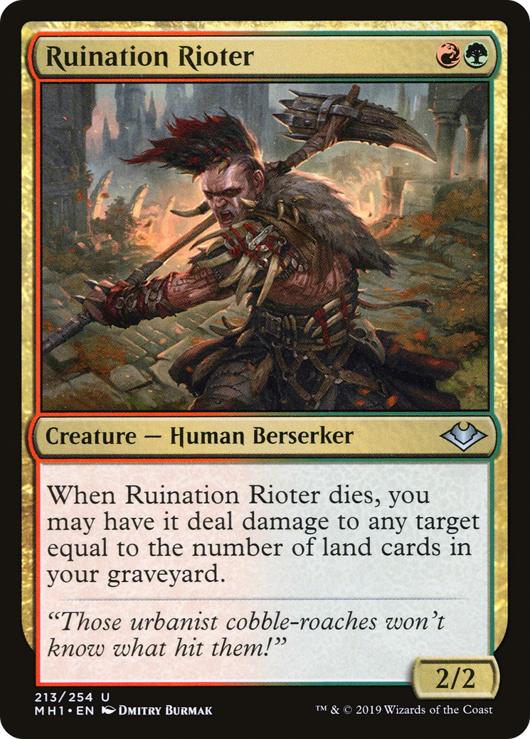 Image of Ruination Rioter (MH1-213) - Modern Horizons