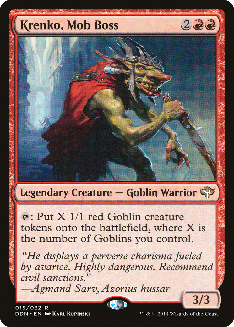 Image of Krenko, Mob Boss (DDN-015) - Duel Decks: Speed vs. Cunning