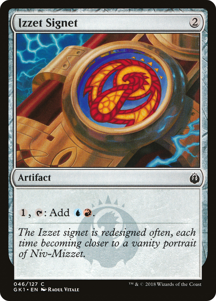 Image of Izzet Signet (GR1-046) - GRN Guild Kit