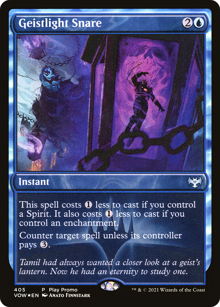 Image of Geistlight Snare (PLAY-405) - Innistrad: Crimson Vow Foil