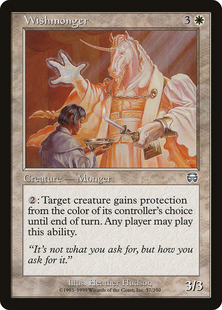 Image of Wishmonger (MMQ-057) - Mercadian Masques