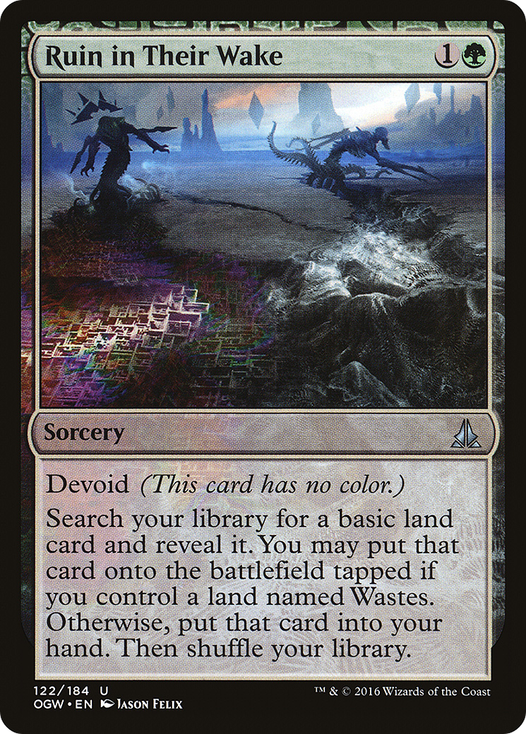 Image of Ruin in Their Wake (OGW-122) - Oath of the Gatewatch: (devoid) Foil