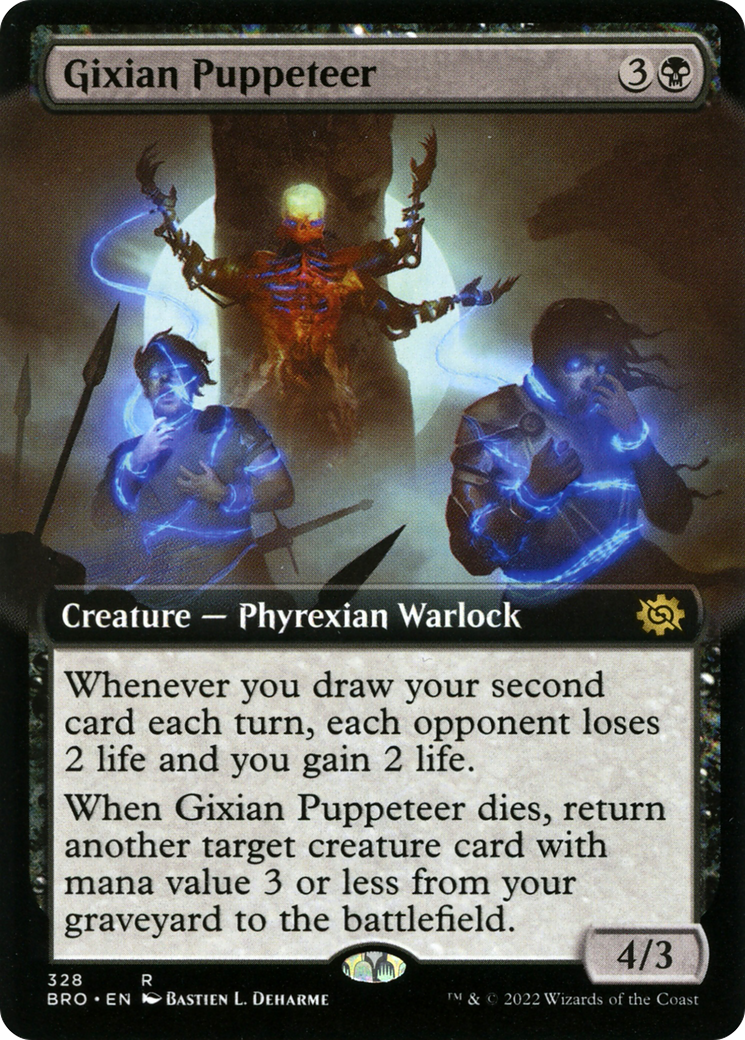 Image of Gixian Puppeteer (Extended Art) (BRO-328) - The Brothers' War: (Extended Art) Foil