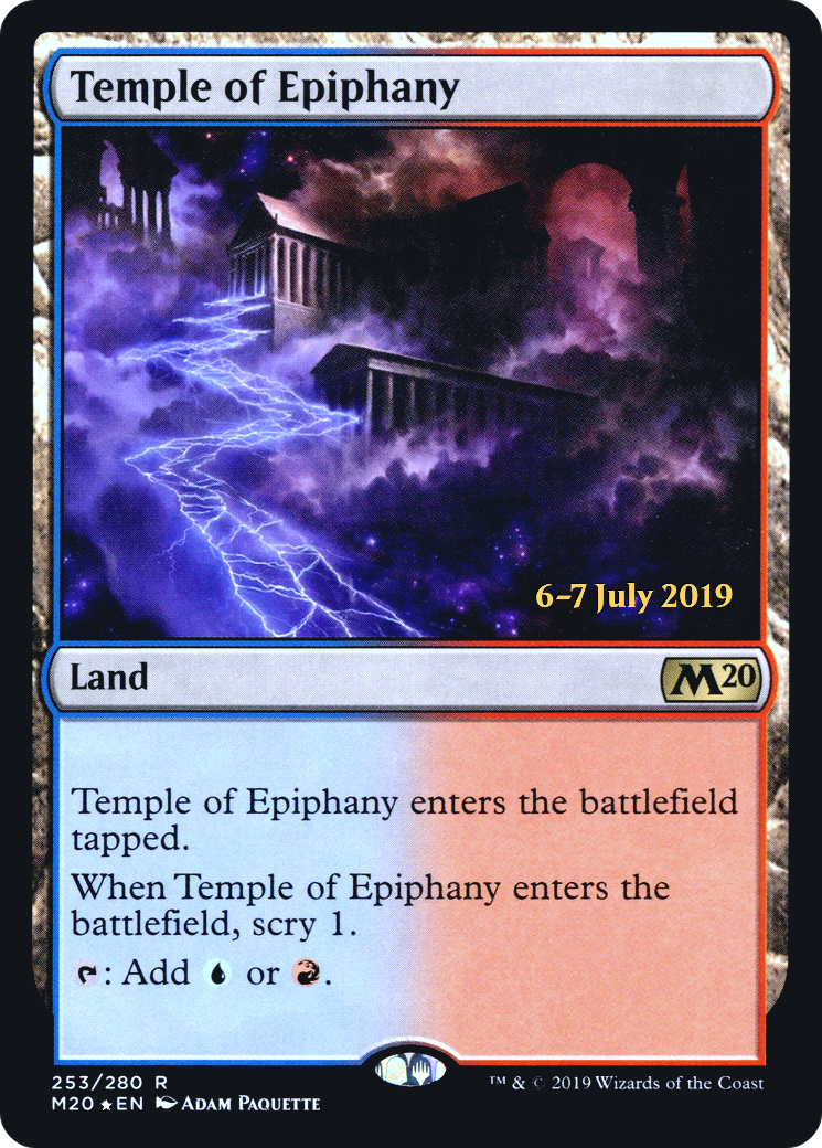 Image of Temple of Epiphany (M20) (PRE-253S) - Core Set 2020 Promos Foil
