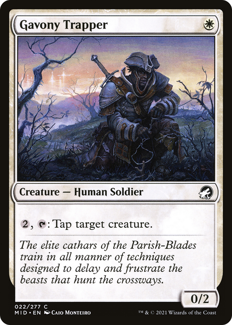 Image of Gavony Trapper (MID-022) - Innistrad: Midnight Hunt Foil