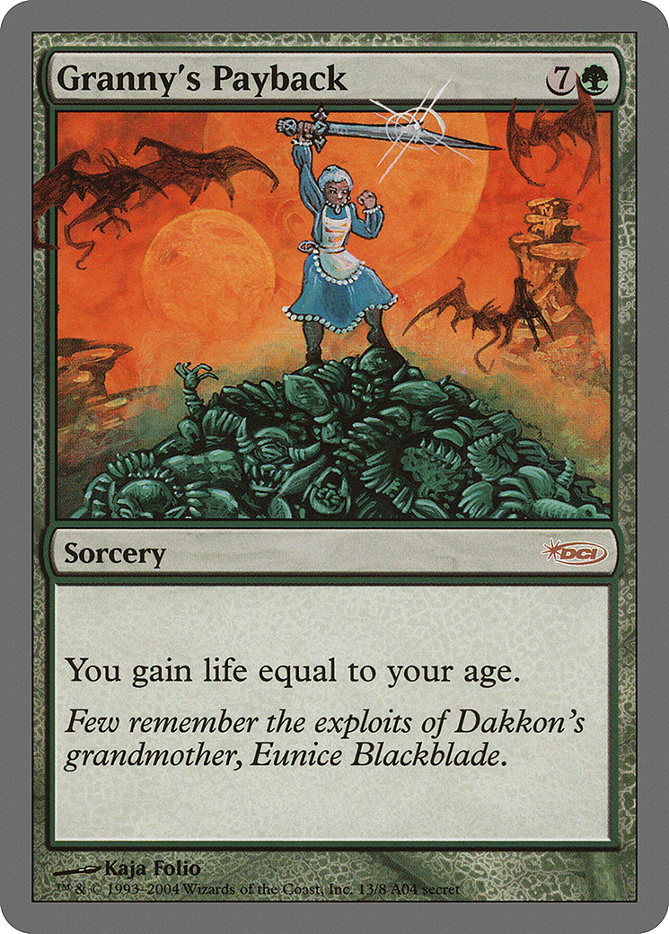 Image of Granny's Payback (ARENA-) - Arena League 2004 Foil
