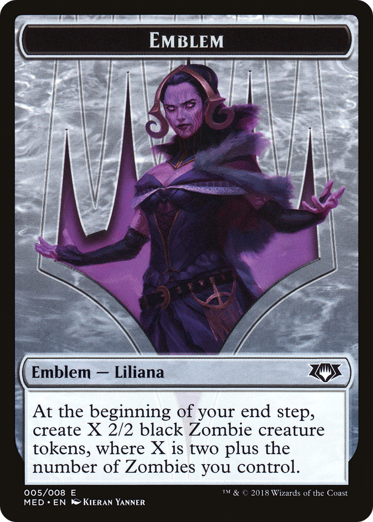 Image of Emblem - Liliana, the Last Hope (MED-0G5) - Mythic Edition Tokens