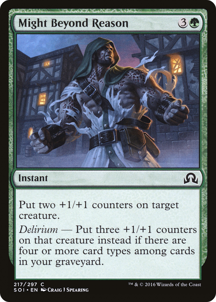 Image of Might Beyond Reason (SOI-217) - Shadows over Innistrad