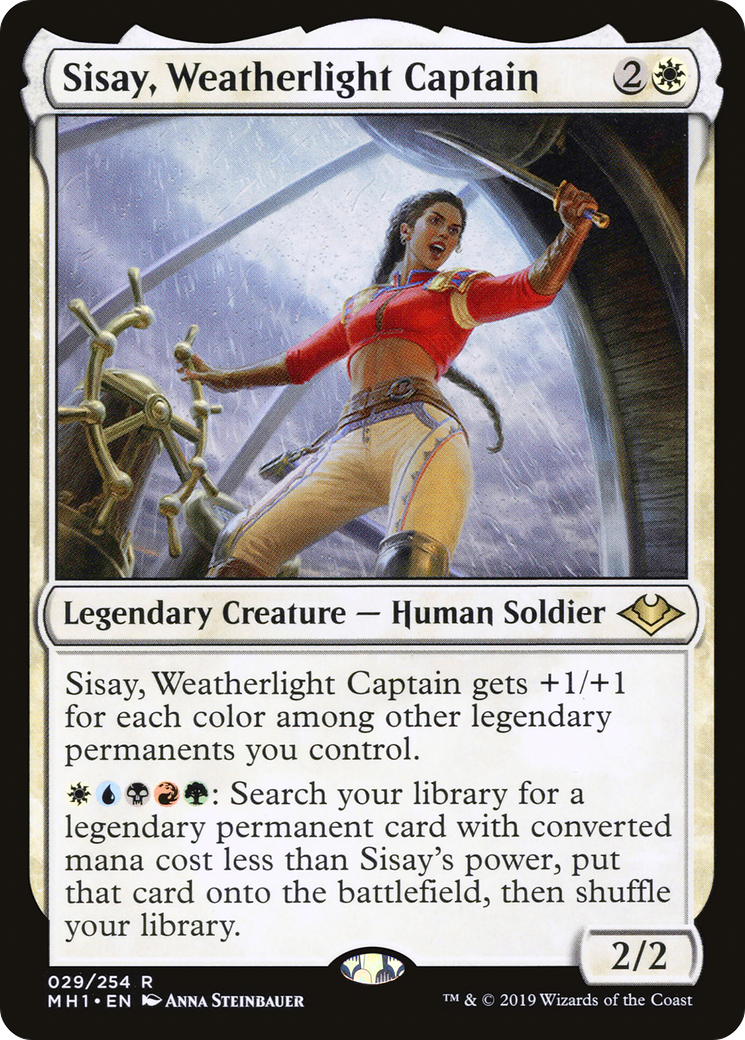 Image of Sisay, Weatherlight Captain (MH1-029) - Modern Horizons Foil
