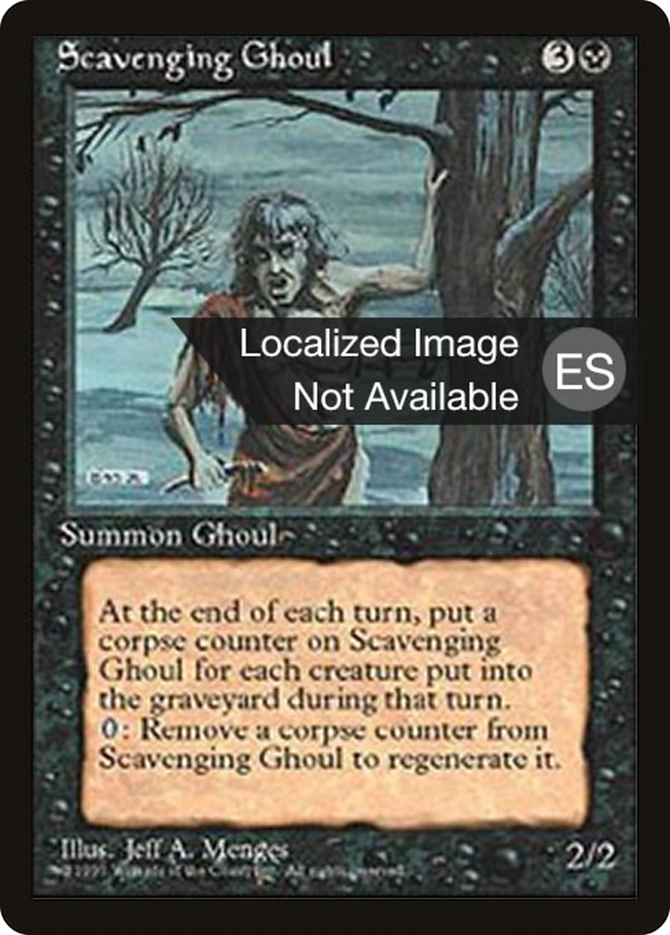 Image of Scavenging Ghoul (4BB-) - Fourth Edition Foreign Black Border