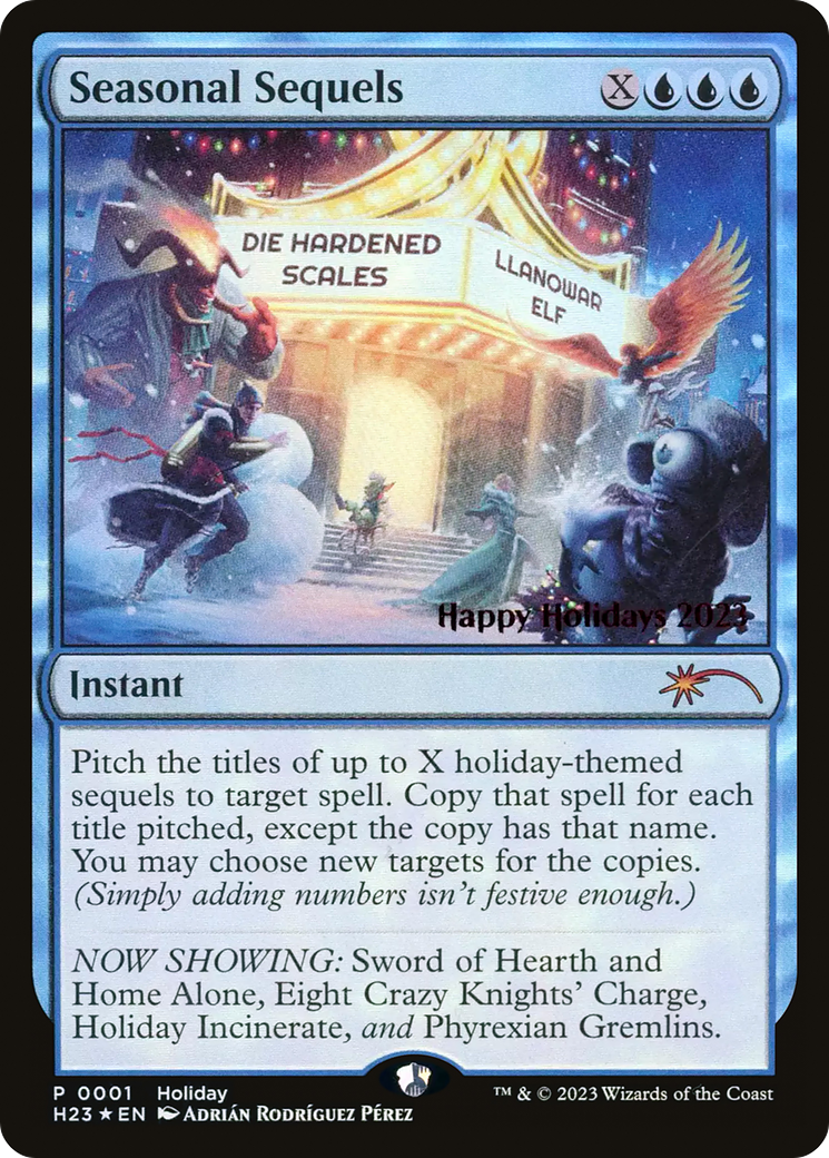 Image of Seasonal Sequels (SPECIAL-001) - Happy Holidays Foil