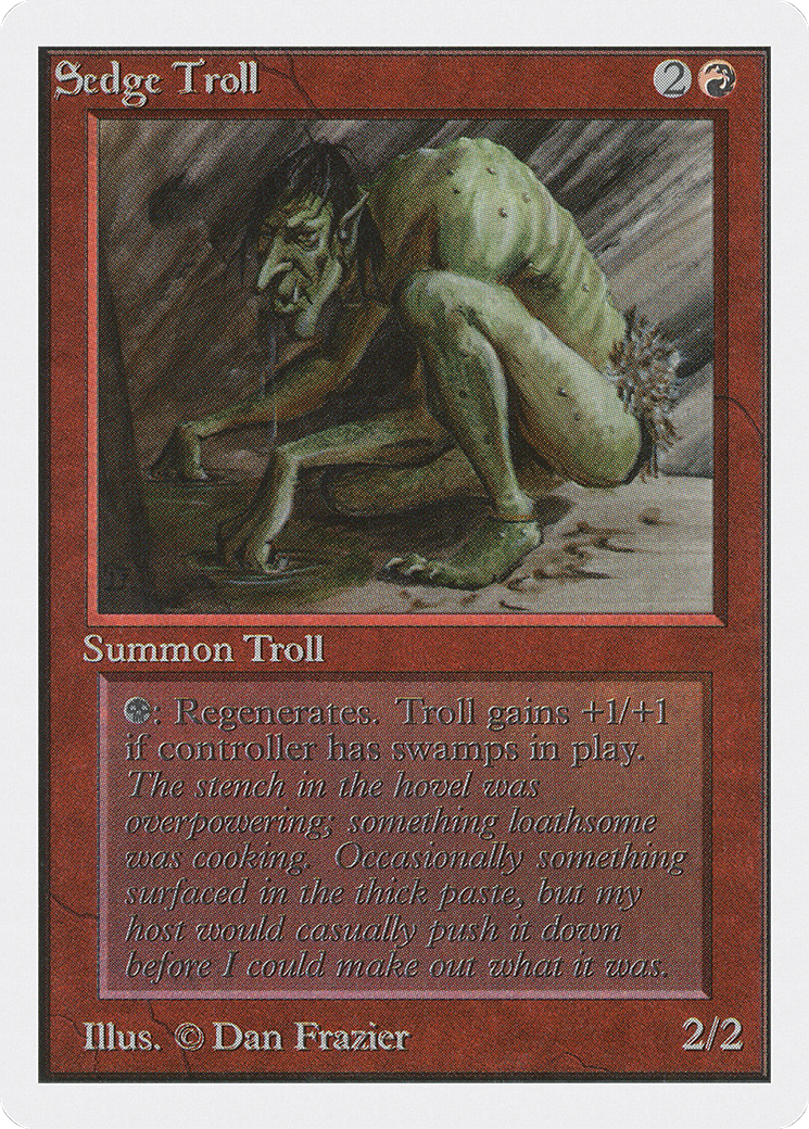 Image of Sedge Troll (2ED-) - Unlimited Edition