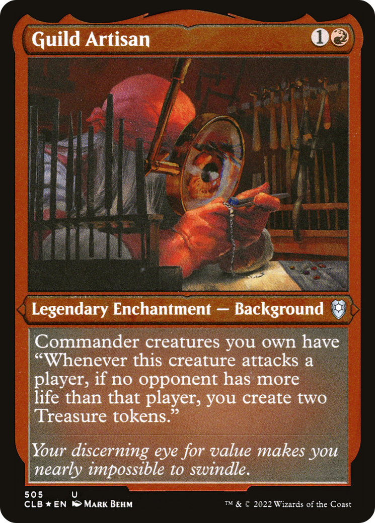 Image of Guild Artisan (CLB-505) - Commander Legends: Battle for Baldur's Gate Etched Foil