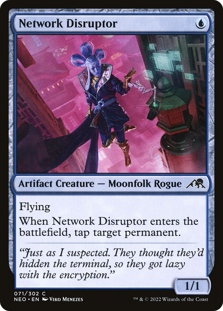 Image of Network Disruptor (NEO-071) - Kamigawa: Neon Dynasty
