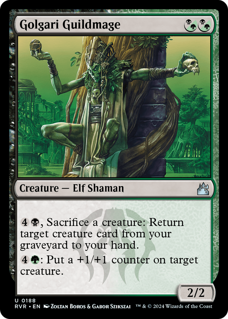 Image of Golgari Guildmage (RVR-188) - Ravnica Remastered Foil