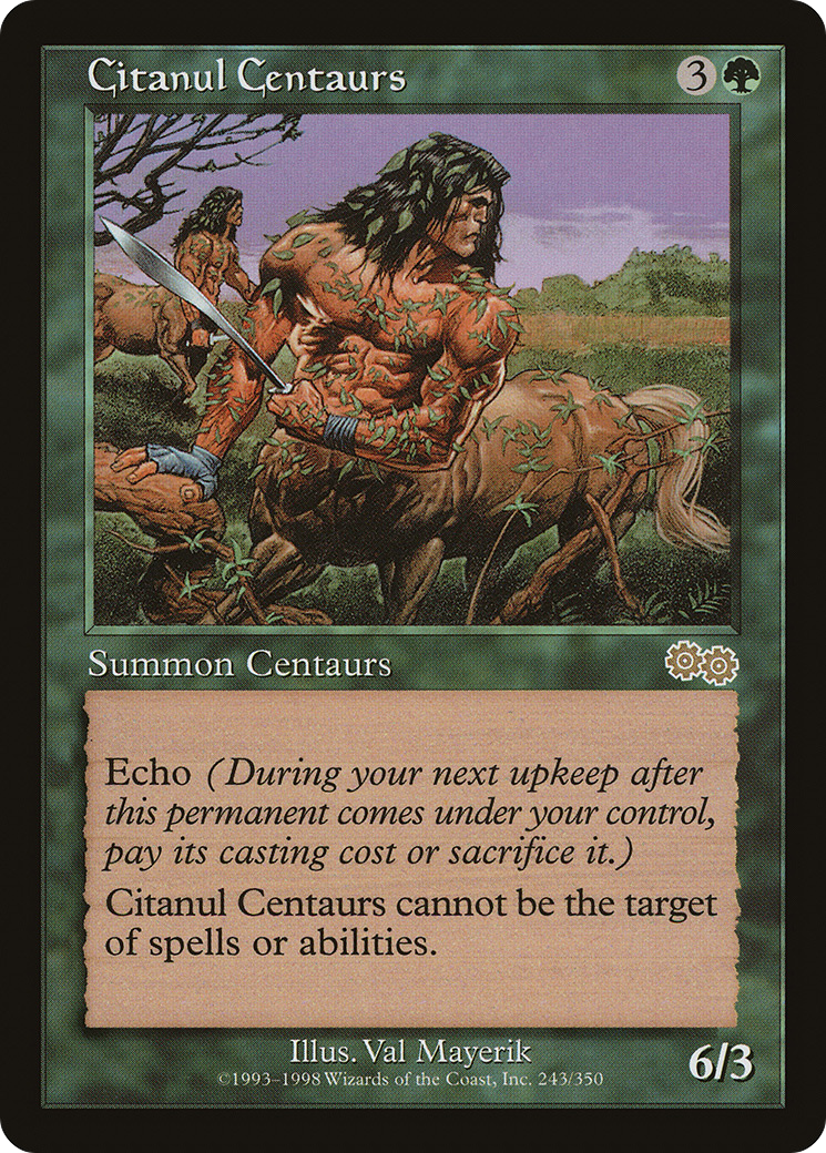 Image of Citanul Centaurs (USG-243) - Urza's Saga