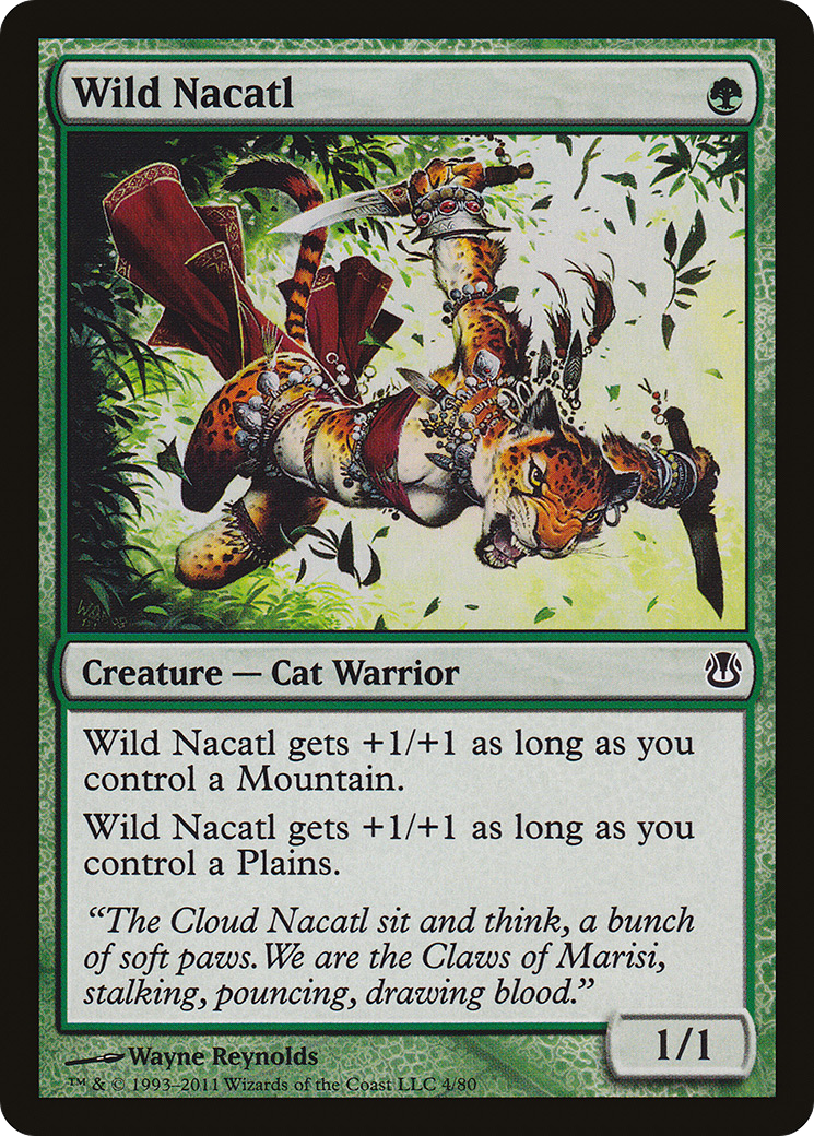 Image of Wild Nacatl (DDH-004) - Duel Decks: Ajani vs. Nicol Bolas