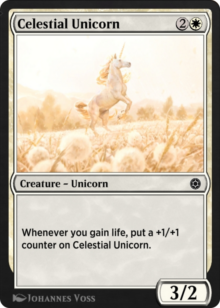 Image of Celestial Unicorn (HBG-086) - Alchemy Horizons: Baldur's Gate