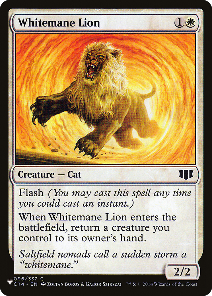 Image of Whitemane Lion (C14) (LIST-C14-96) - The List