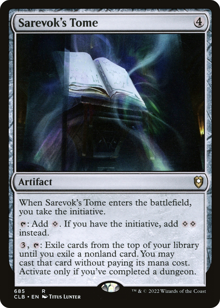 Image of Sarevok's Tome (CLB-685) - Commander Legends: Battle for Baldur's Gate