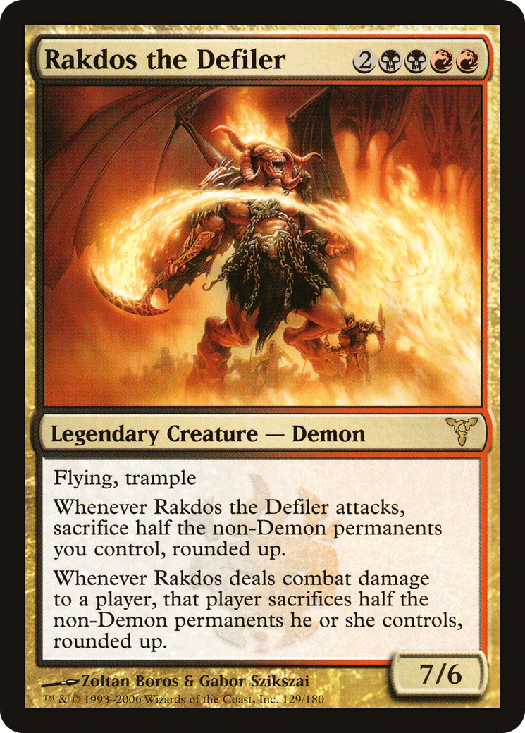 Image of Rakdos the Defiler (DIS-) - Dissension