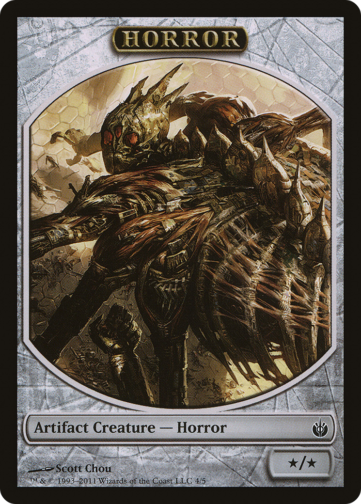 Image of Horror Token (MBS-004) - Mirrodin Besieged Tokens
