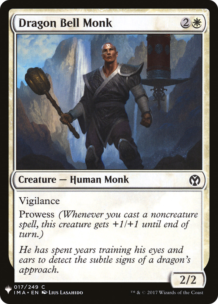 Image of Dragon Bell Monk (LIST-017) - The List