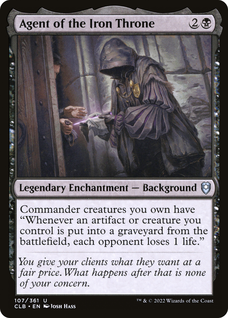 Image of Agent of the Iron Throne (CLB-107) - Commander Legends: Battle for Baldur's Gate