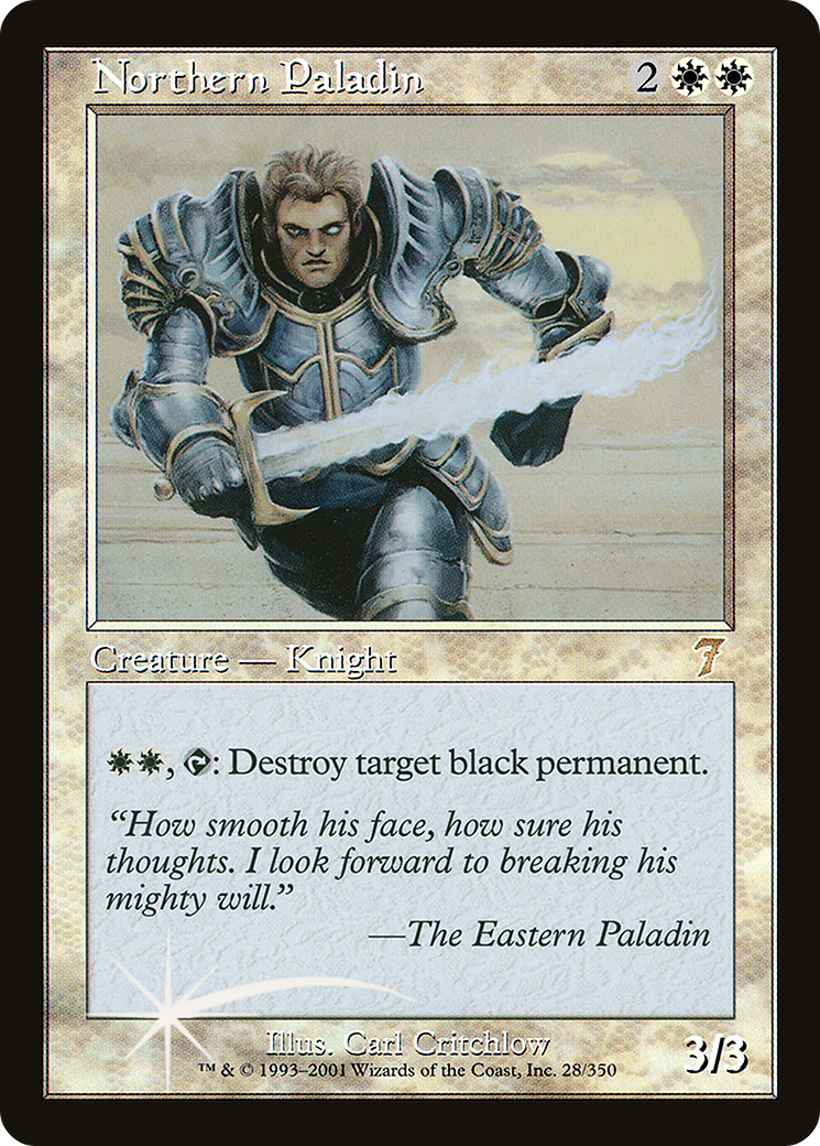 Image of Northern Paladin (7ED-028) - 7th Edition